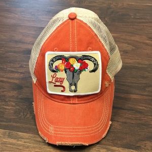 Lazy J brand ball cap